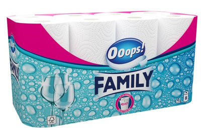 Kjøkkenrull Ooops! Family 15,4m 2l 32 ruller