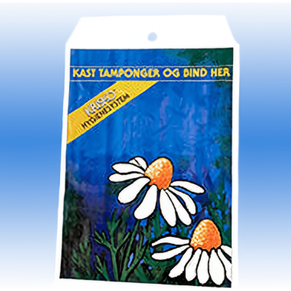 Sanitærposer for veggbøyle kartong á 500 stk.