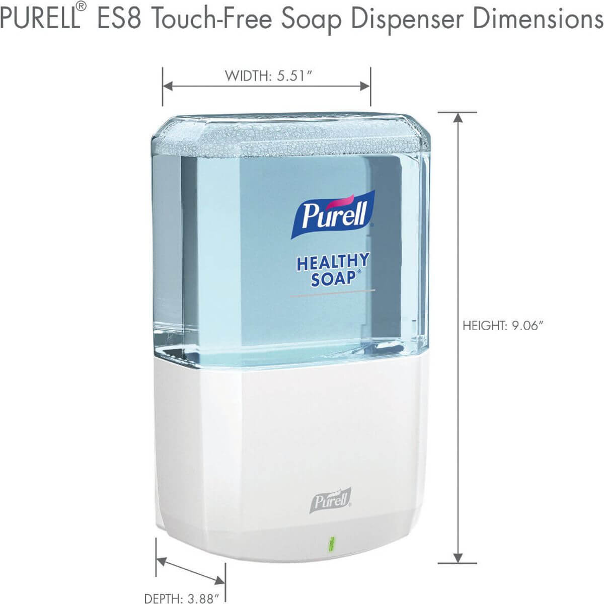 Purell® ES-8 Såpedispenser - hvit