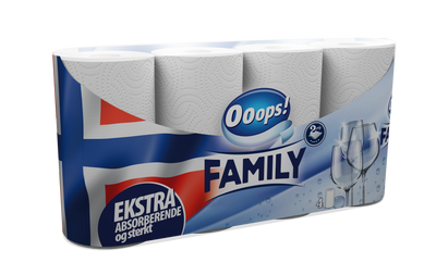 Kjøkkenrull Ooops! Family 15,4m 2l