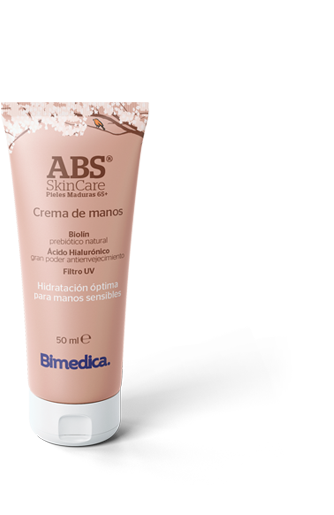 Håndkrem ABS Skincare 50ml, pleier og myker opp tørre hender med fokus på håndkrem for tørre hender 50ml.