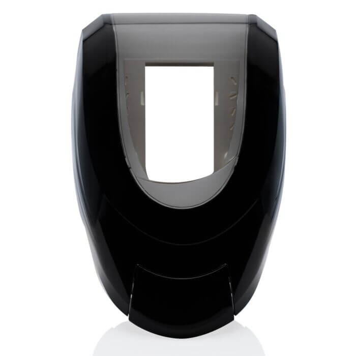 EVEREST-M manual Dispenser (2000 ml | Black) front view with large display window and robust design.