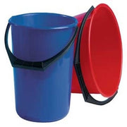 Bøtte plast 10l rund blå