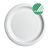 Tallerken flat 23cm hvit Svane