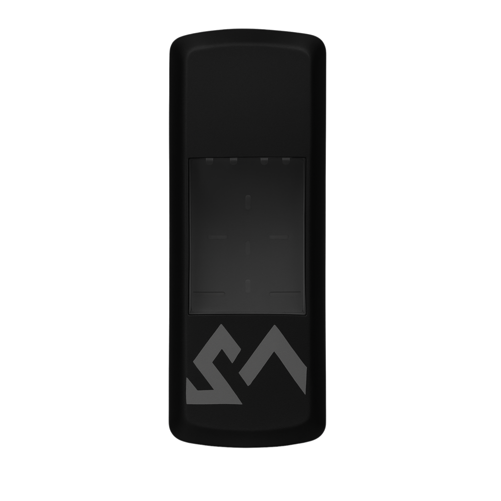 SVEMA Denali-A berøringsfri dispenser 1250 ml sort – forfra