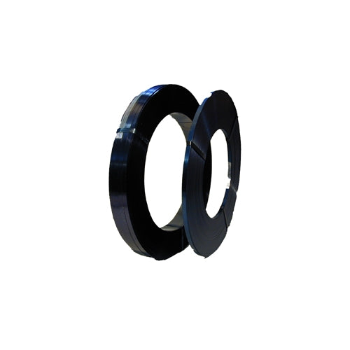 Stålbånd 16x0,5mm Oscillert sortlakkert