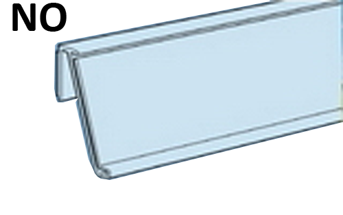 Hyllekantlist transparent selvklebende