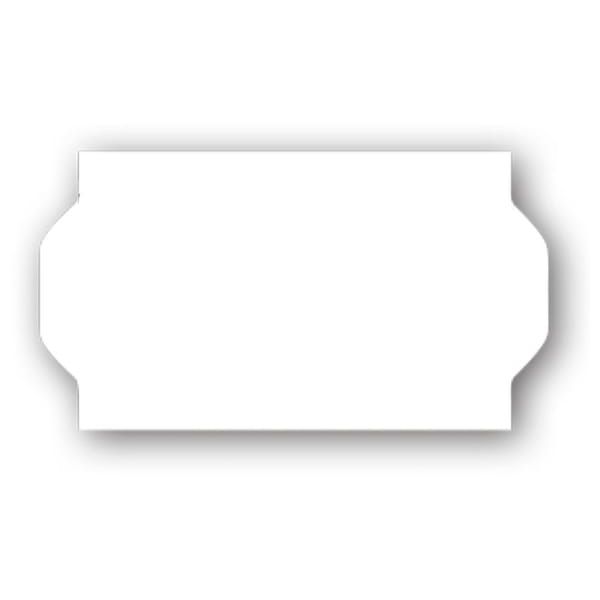 Prisetikett 26x16mm hvit lim 2