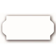 Prisetikett 26x12mm hvit lim 2
