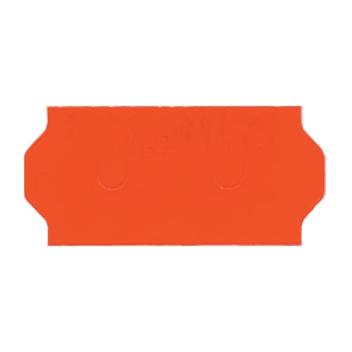 Prisetikett 26x12mm rød lim 2