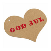 Julemerkelapper hjerte