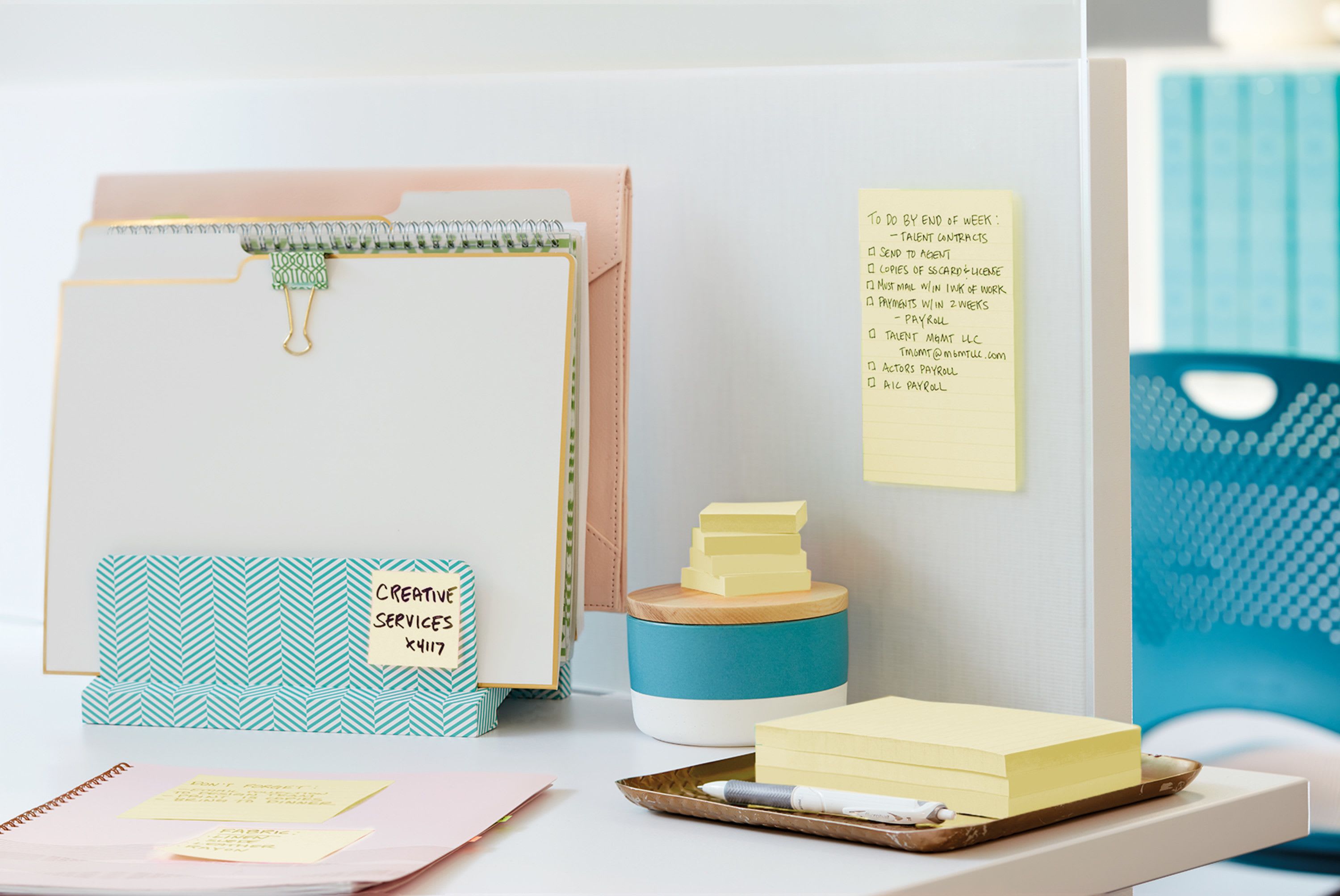 Notatblokk Post-it SS 47,6x47,6 Gul