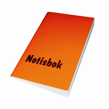 Notisbok 75 x 120mm linjert stiftet