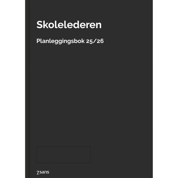 Planleggingsbok skolelederen2025/2026