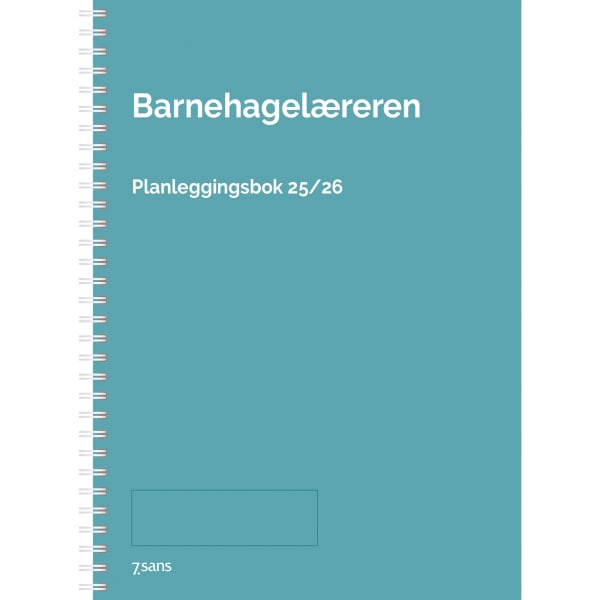 Planleggingsbok barnehage 2025/2026