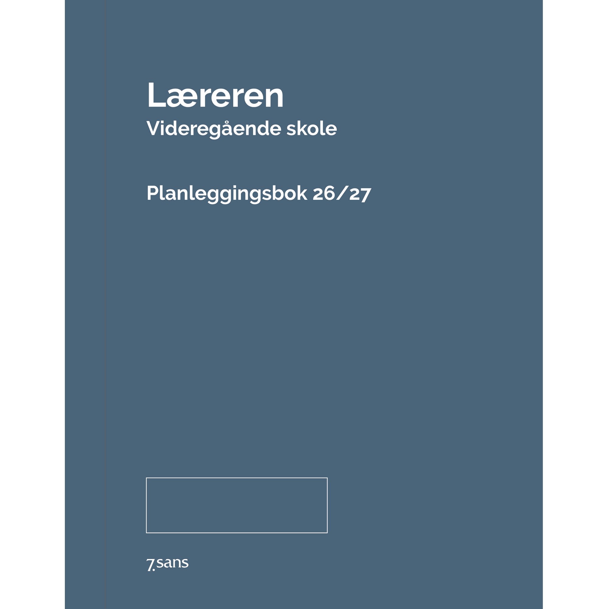 Planleggingsbok VGS 2025/2026