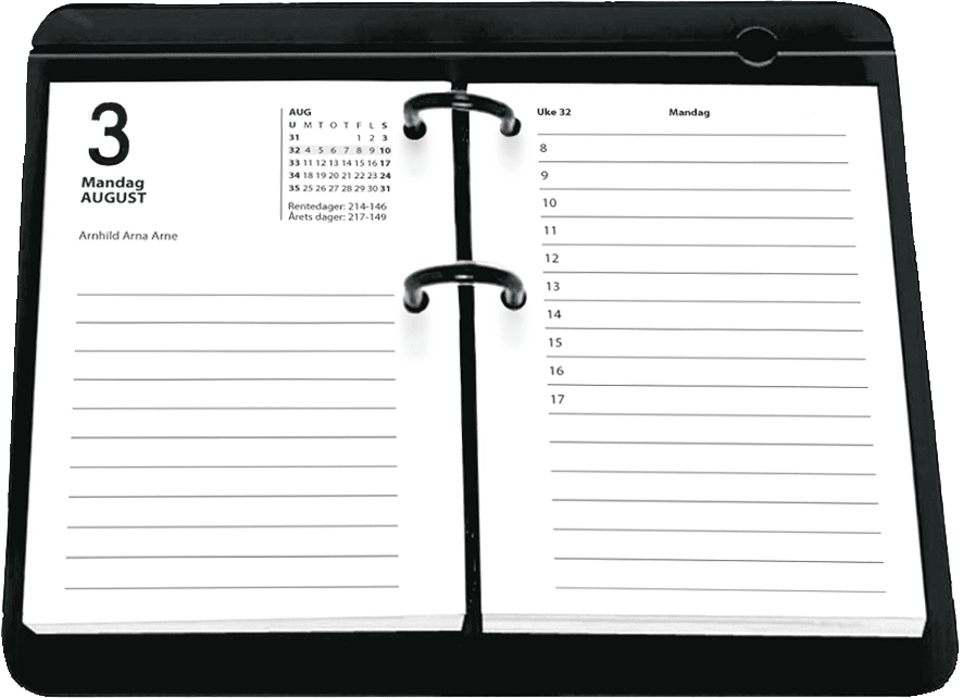 Kalenderstativ bordkalender