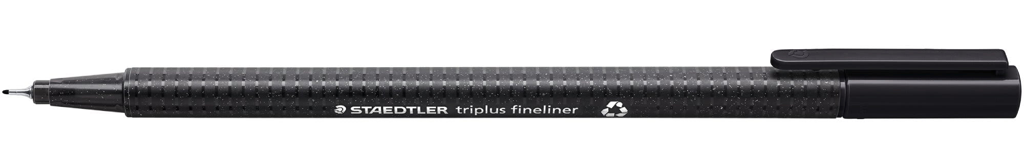 Fiberpenn Triplus finel. 0,3mm sort
