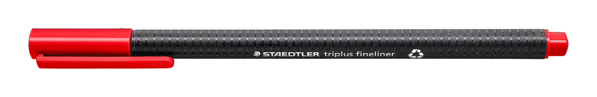Fiberpenn Triplus finel. 0,3mm rød