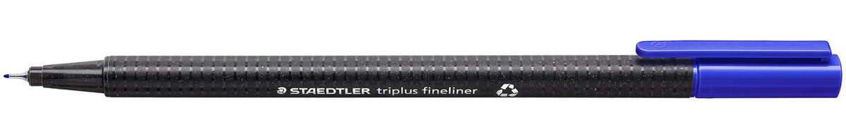Fiberpenn Triplus finel. 0,3mm blå