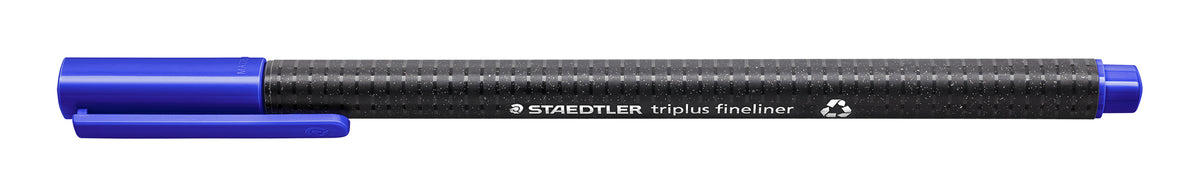 Fiberpenn Triplus finel. 0,3mm blå