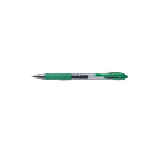Rollerpenn Gel Pilot G2 0.7mm grønn