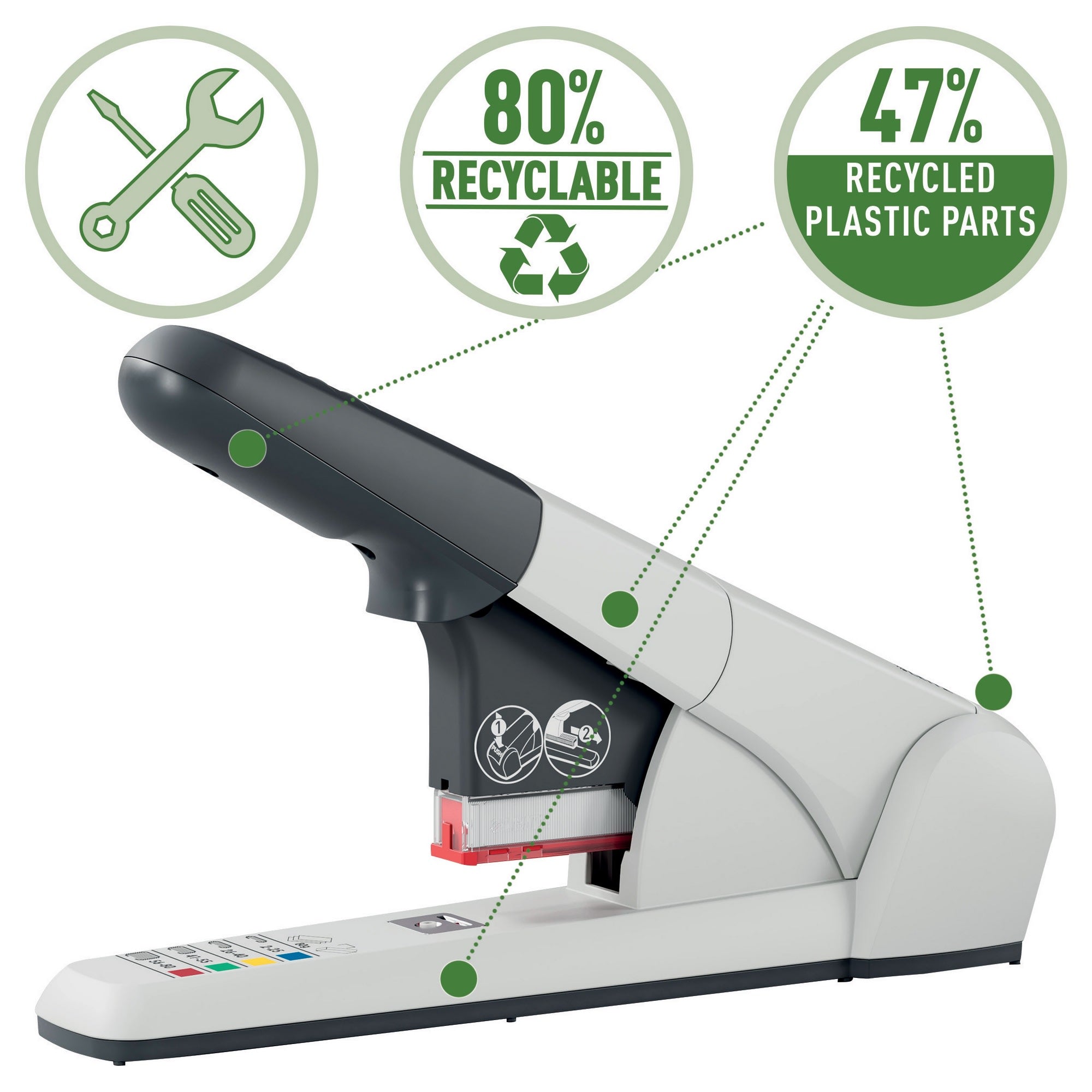 Stiftemaskin Leitz 5551 HD 80 ark