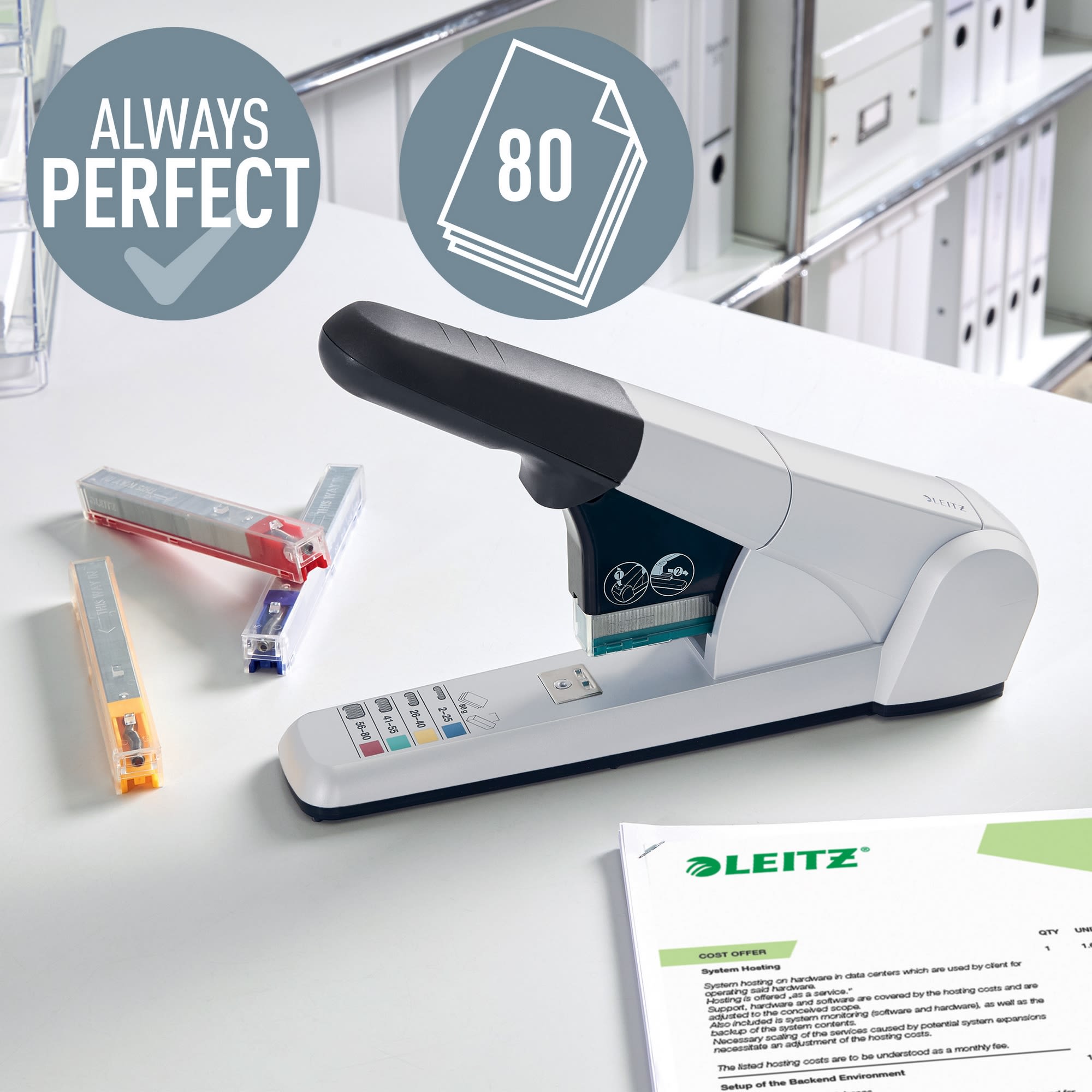 Stiftemaskin Leitz 5551 HD 80 ark