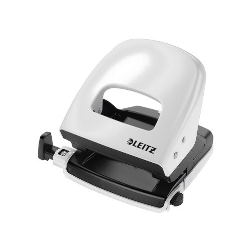 Hullemaskin Leitz 5008 2-hull hvit