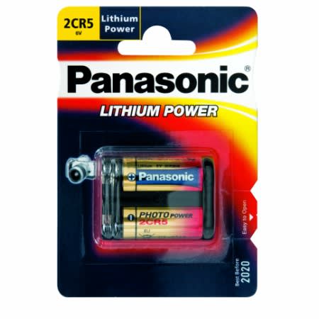 Batteri Panasonic LP lithium 2CR5