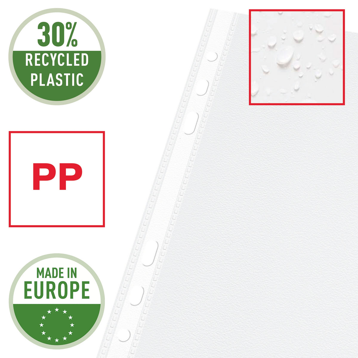 Plastlomme A5 m/toppåpn 75my klar