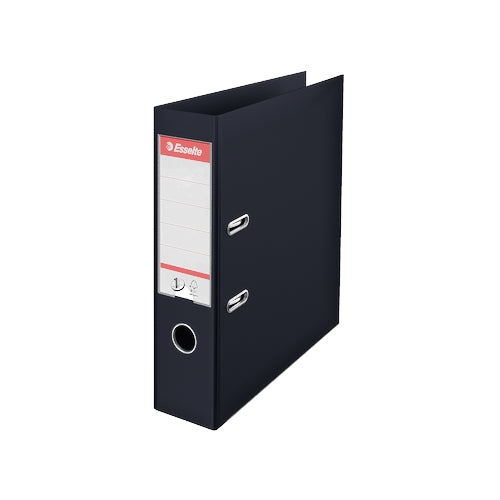 Brevordner A4 Esselte No1 PP 75mm sort
