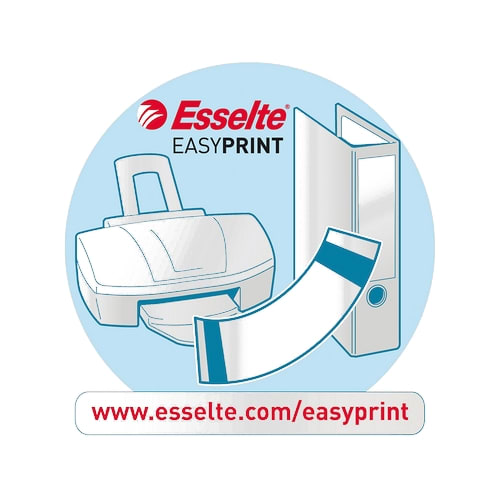 Brevordner A4 Esselte No1 PP 75mm turkis