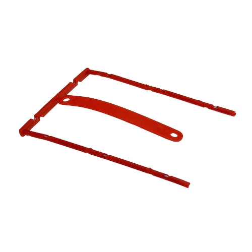 Arkivmekanisme B-binder 80mm rød