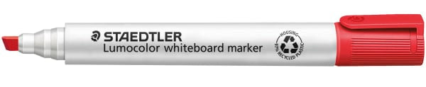 Whiteboardpenn Lumocolor 2-5mm rød