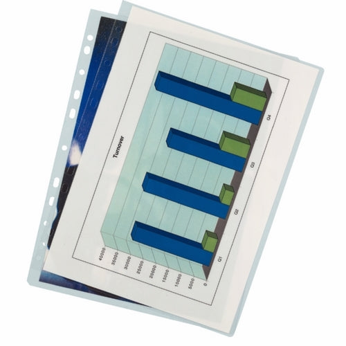 Lamineringslomme A4 gloss 125mic hullet