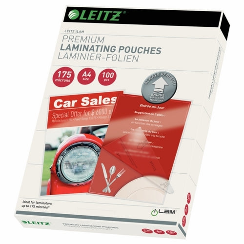Lamineringslomme A4 gloss 175mic UDT/100