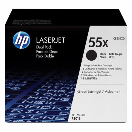 Toner HP Dual Pack CE255XD sort