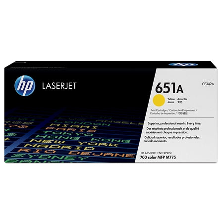 HP Toner 651A yellow