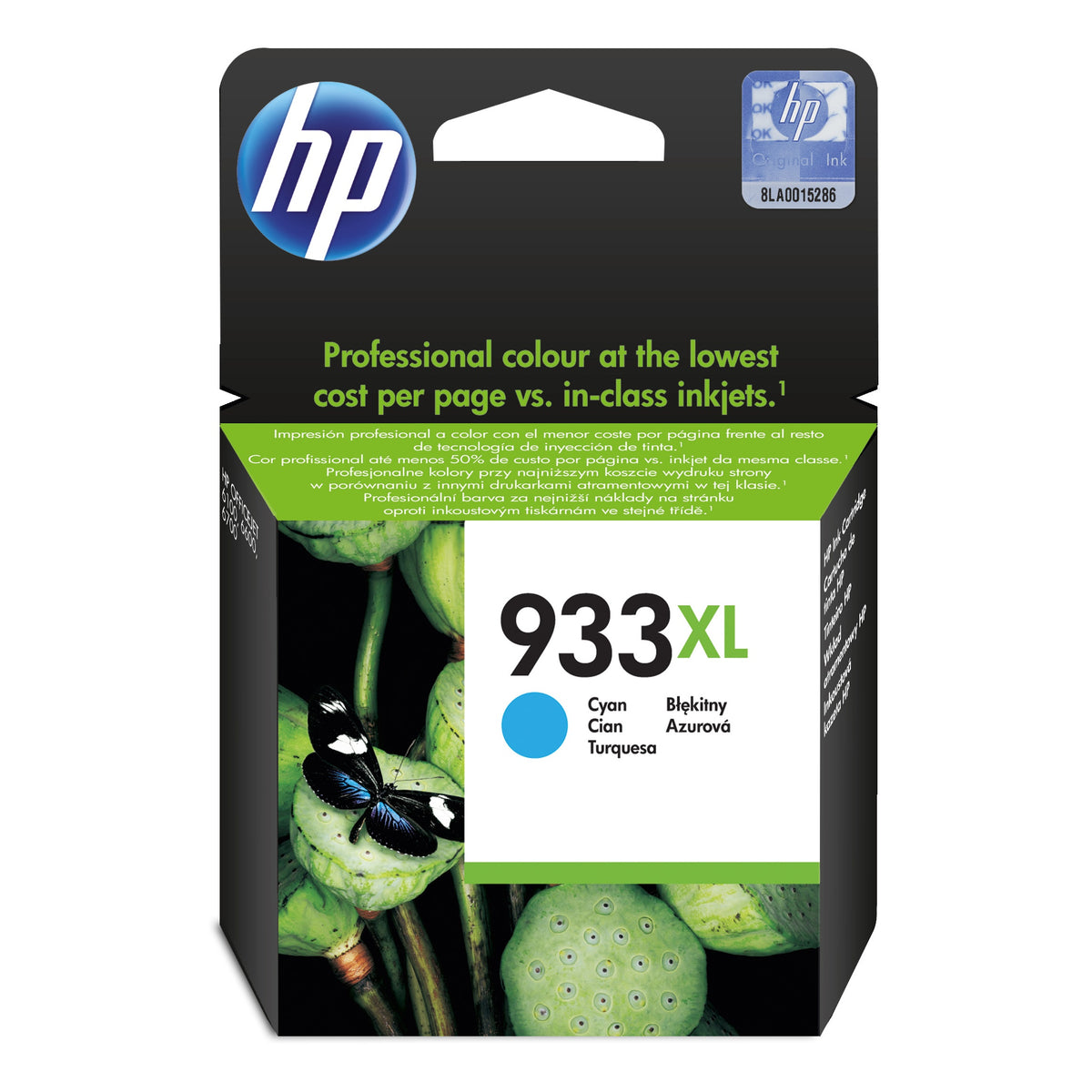 Blekk HP 933XL cyan