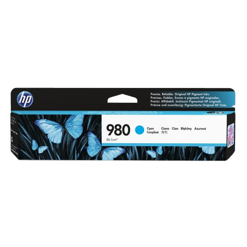 HP 980 Cyan Ink Office jet Enterprise