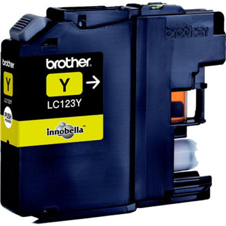 Blekk Brother LC-123Y gul