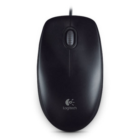 Mus Logitech B100 optisk sort USB