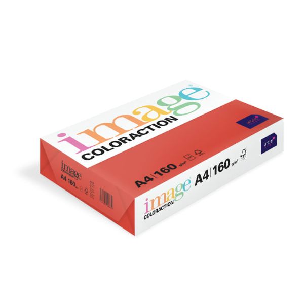 Kopipapir A4 160g deep red