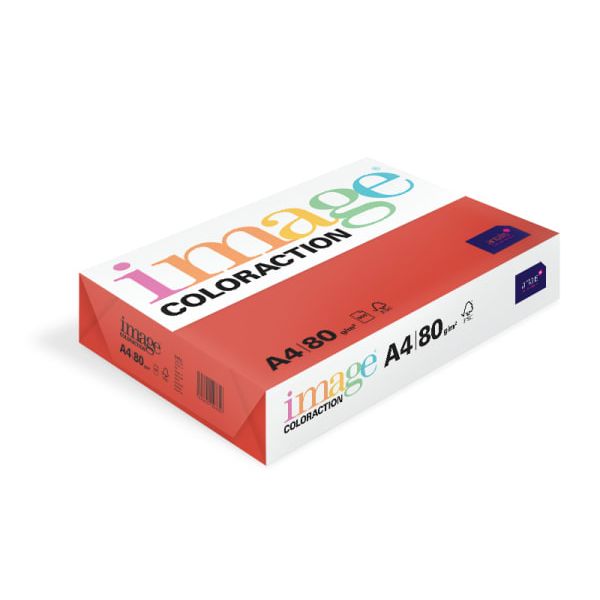 Kopipapir A4 80g deep red