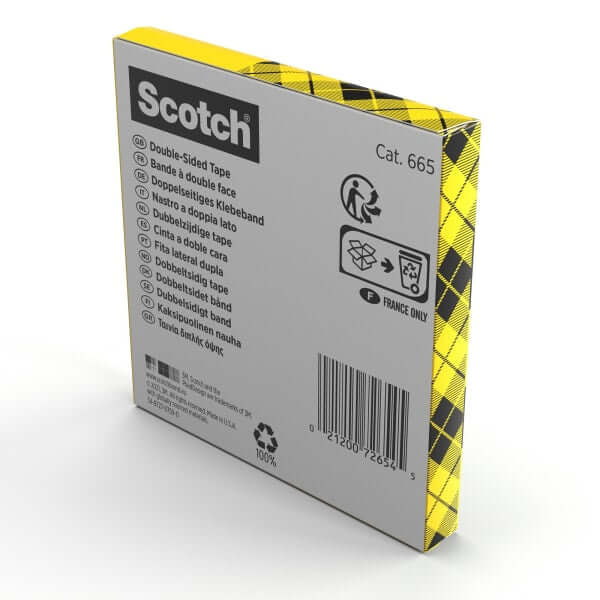 Dobbeltsidig tape 665 12,7mmx32,9m