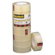Kontortape 550 19mmx33m klar