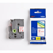 Tape Brother TZe-222 9mm rød/hvit