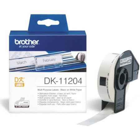 Universaletikett Brother 17x54mm hv