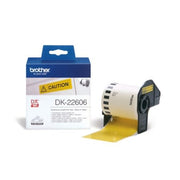 Tape plast Brother 62mmx15,24m gul